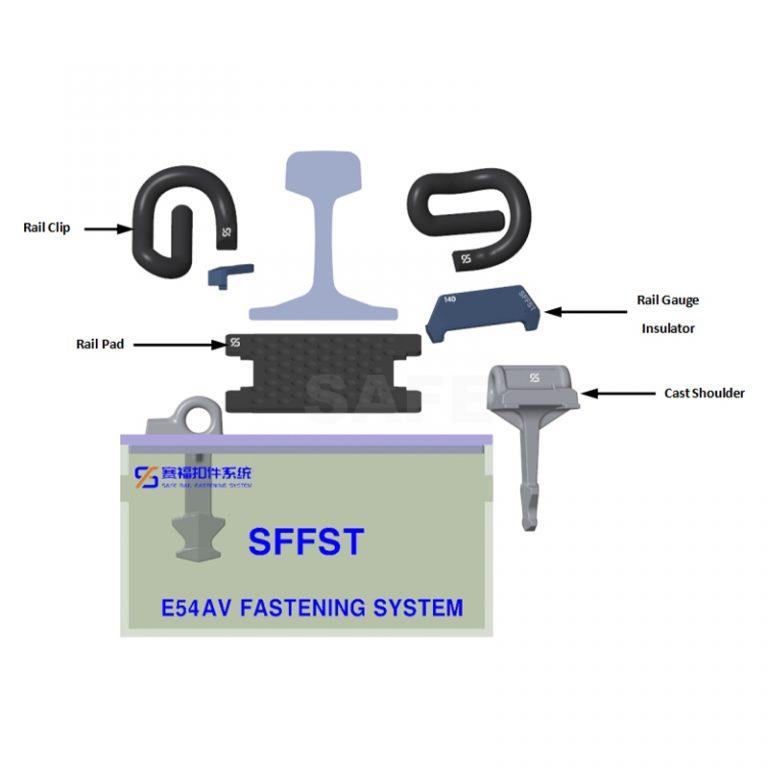 E54AV Fastening System - SAFE Rail Fastening System (Zhejiang) Co., Ltd.