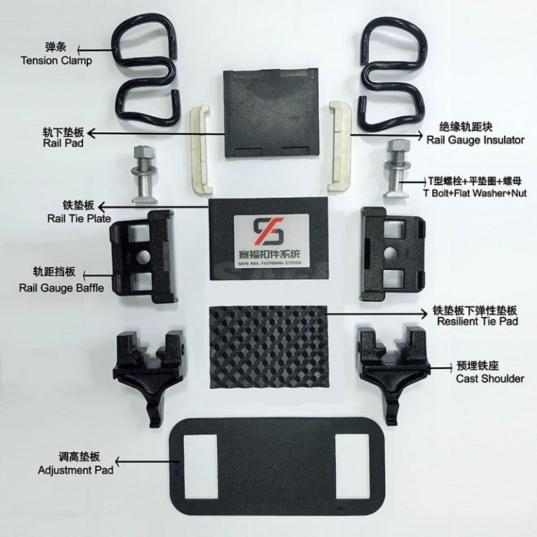 WJ-12型扣件系统零部件示意图